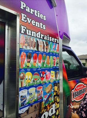 ice cream truck side - Itamar Enterprises